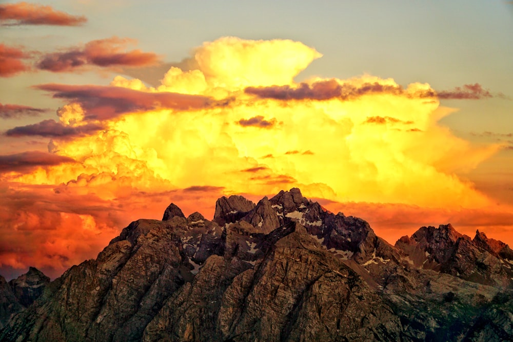 photography of mountain range during daytime