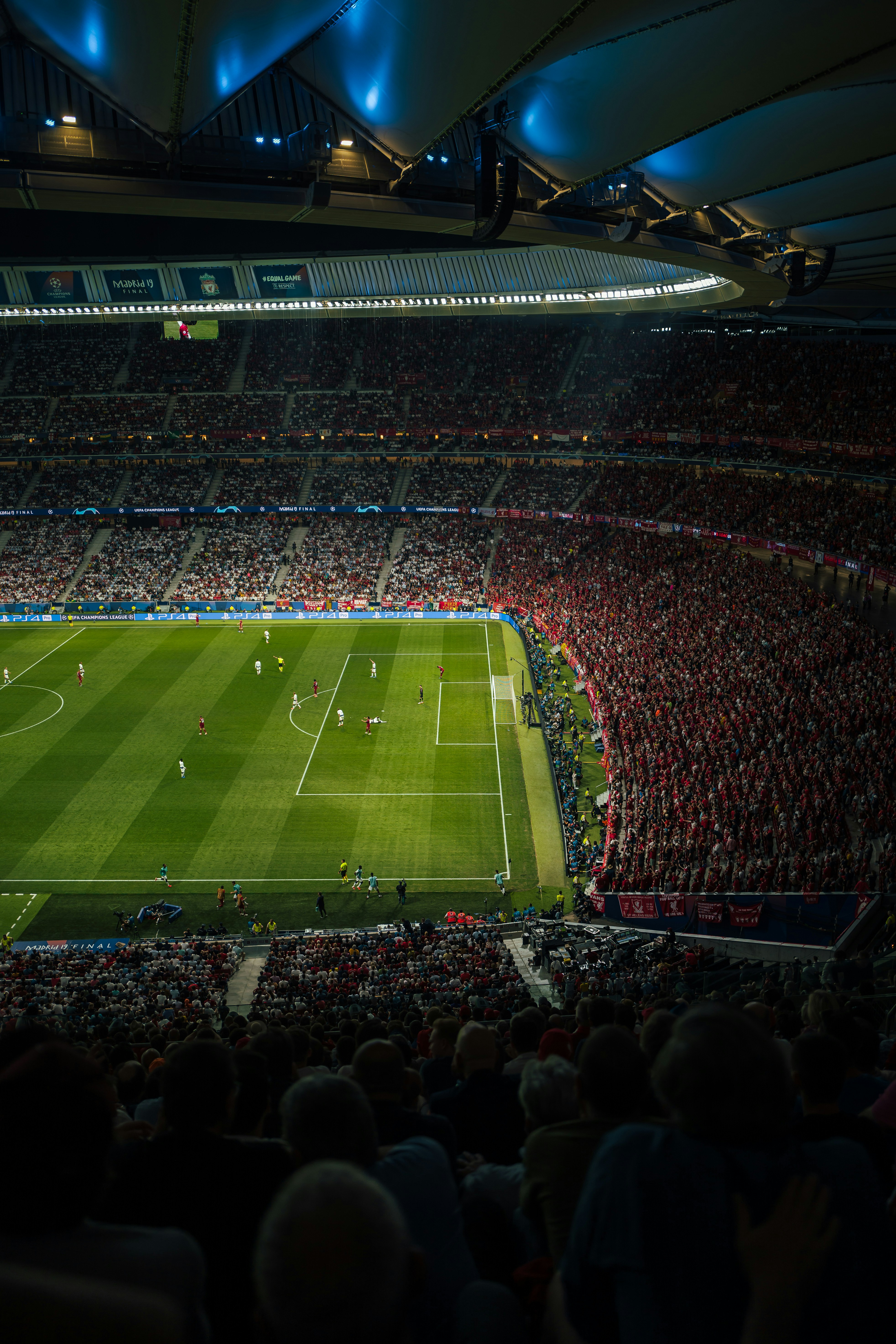 Leica Q (Typ 116) sample photo. People inside soccer stadium photography