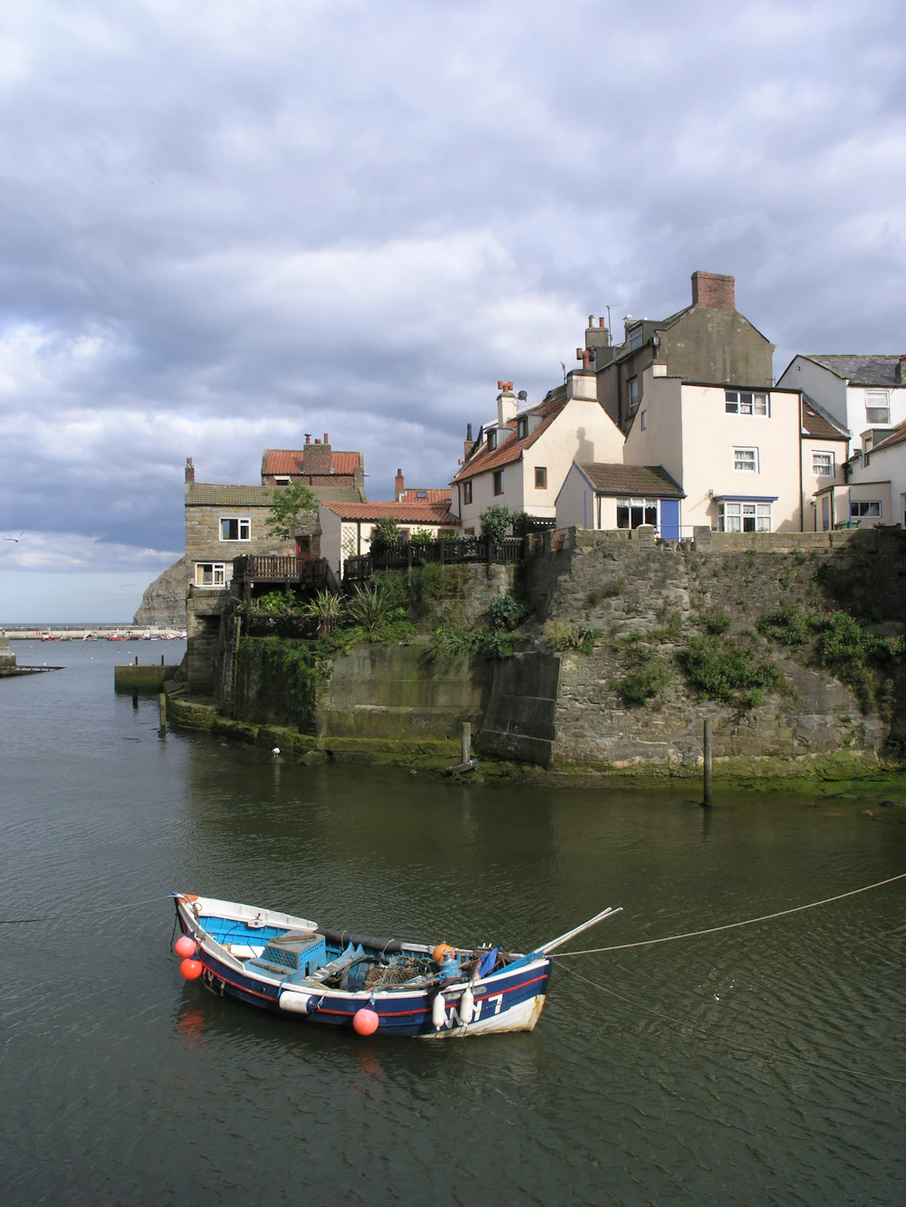 Cottages above the harbour at Mousehole