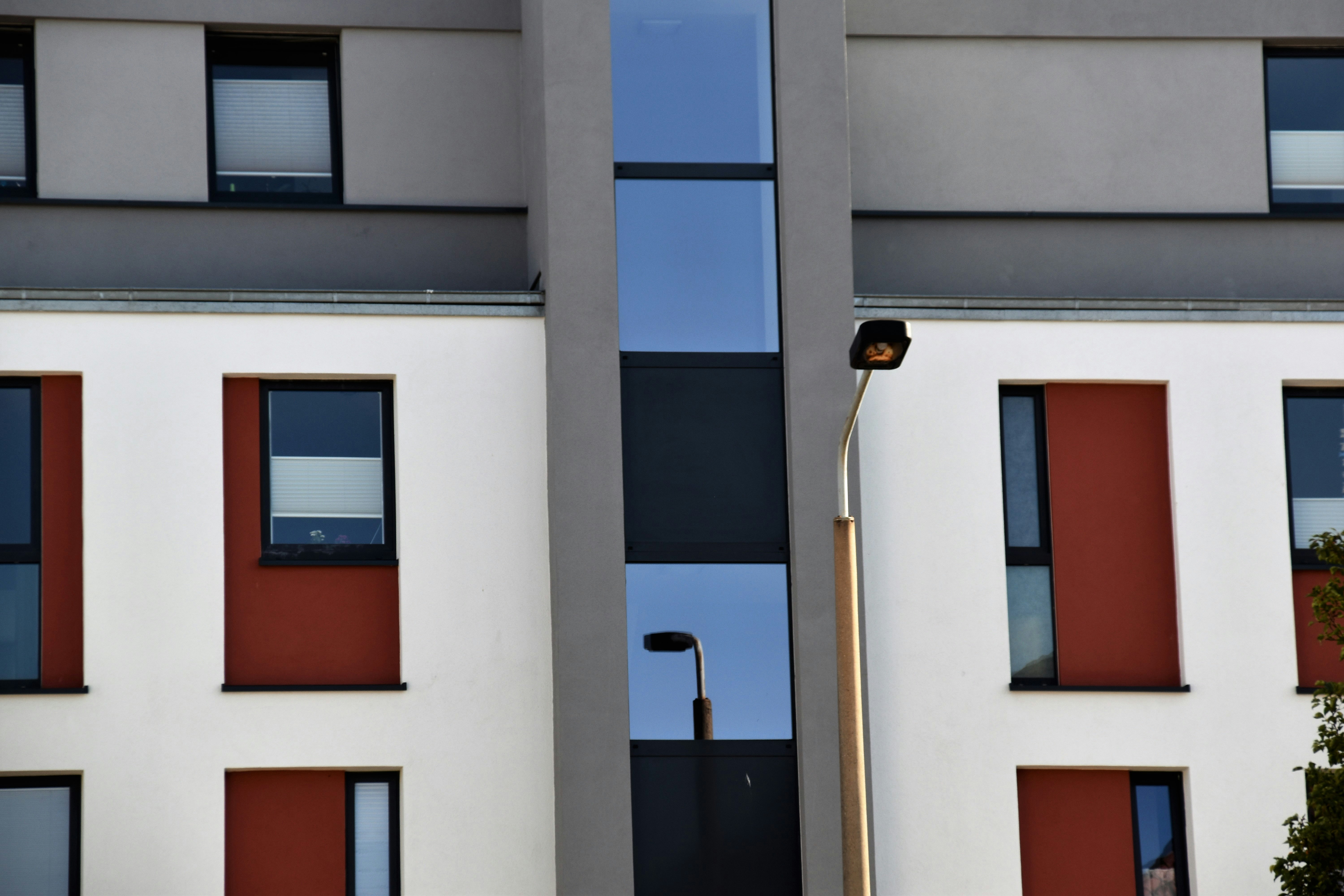 white concrete building