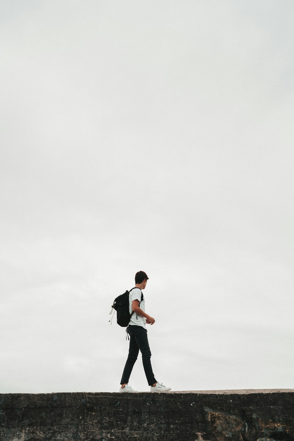 unknown person standing outdoors