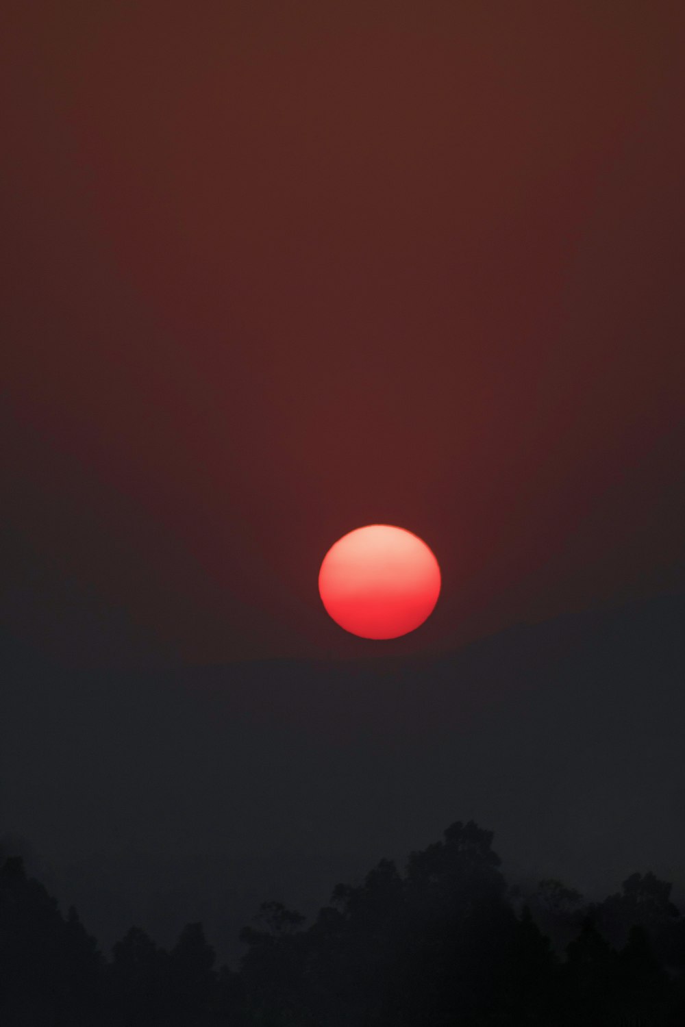 red sun