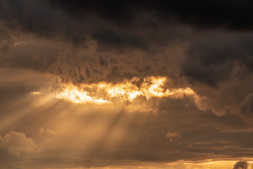 light through clouds