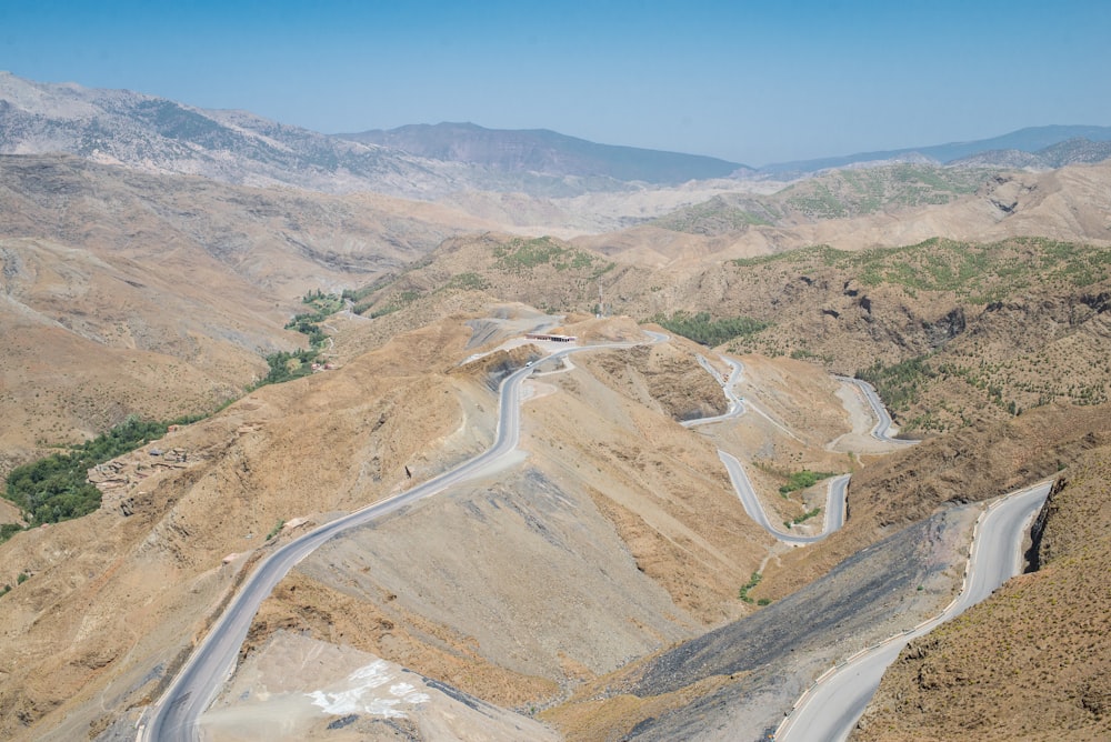 road on mountain during daytime