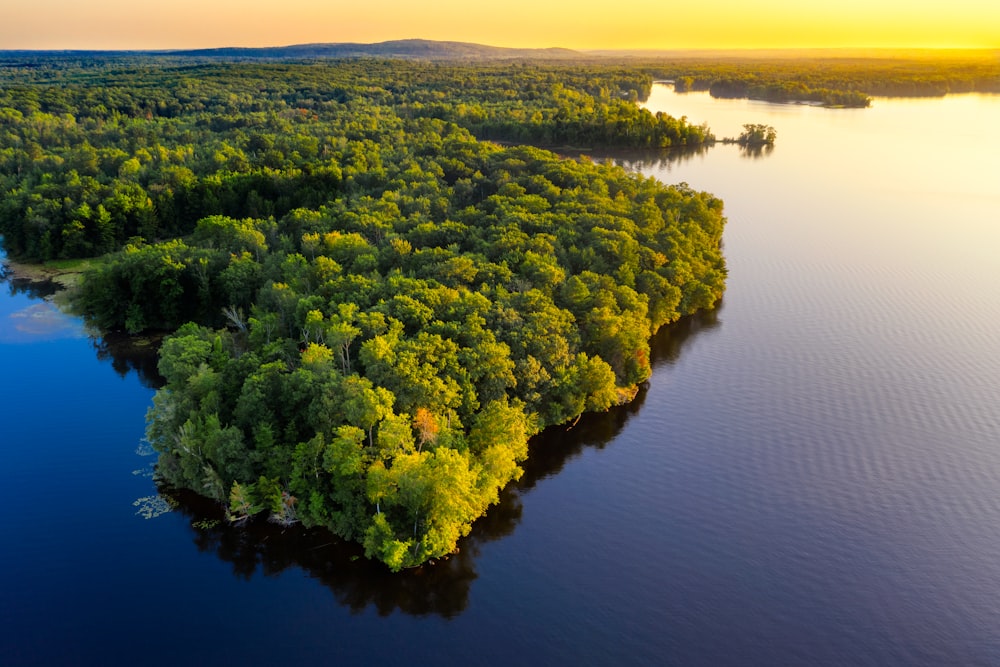 l’île pendant la journée