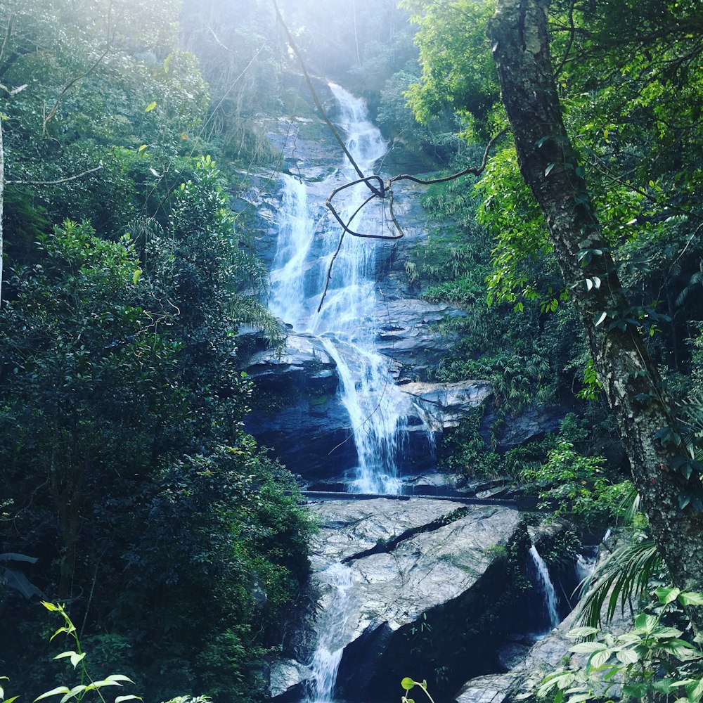 Wasserfälle in Nahaufnahme