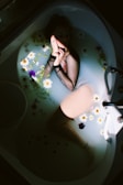 woman in bathtub