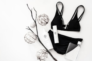 black bikini set