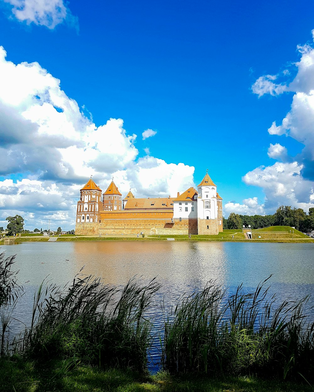 Fotografía arquitectónica de la casa marrón y blanca