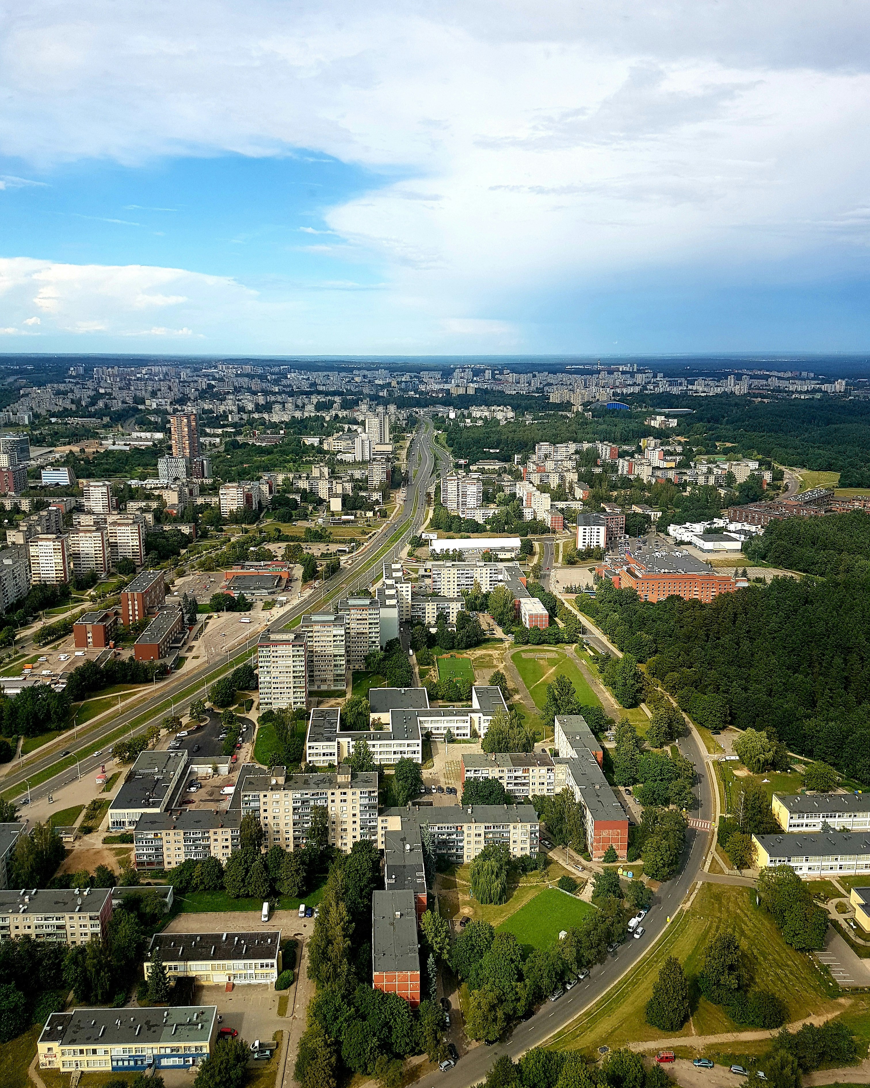 aerial view of cityscape at daytime