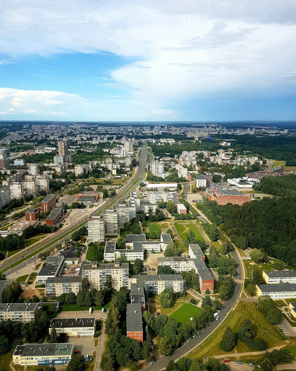 aerial view of cityscape at daytime