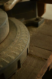 Close-up of refurbished industrial gauges and meters shining like new.
