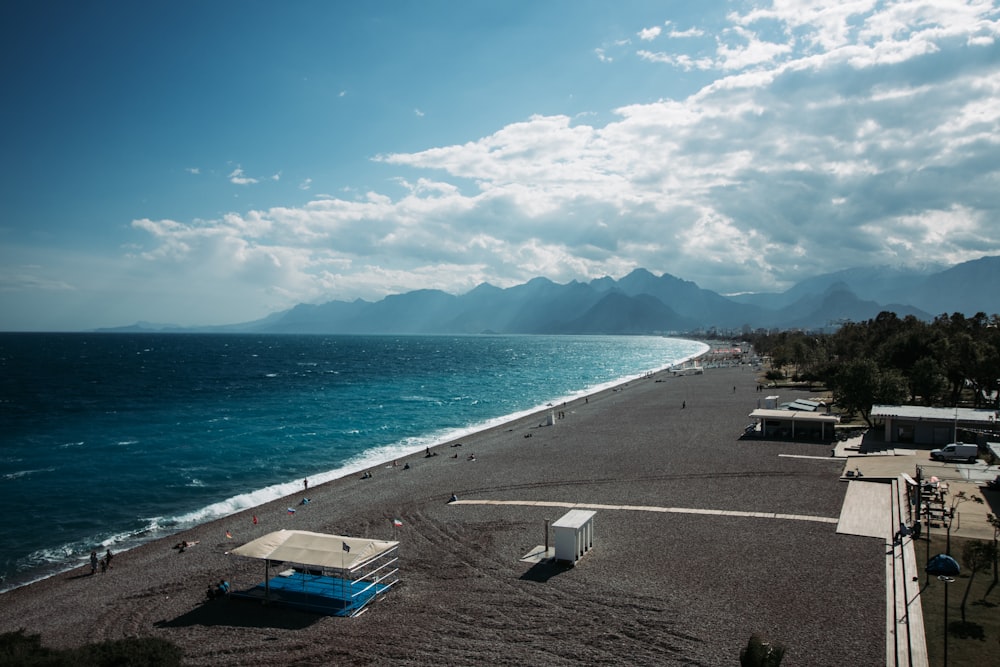 aerial photography of seashore during daytime