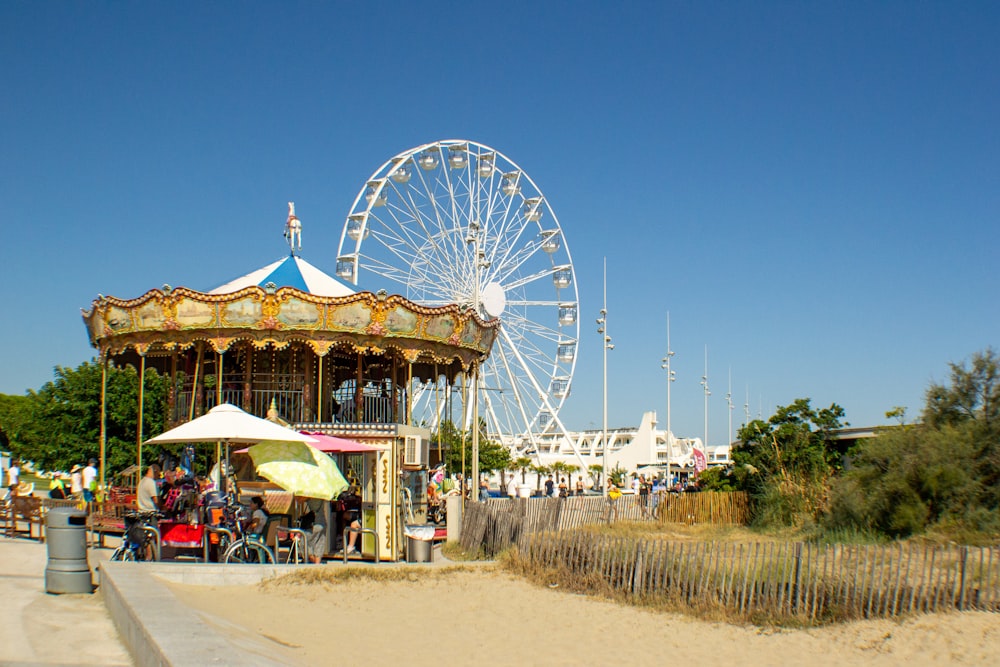 brown carnival ride