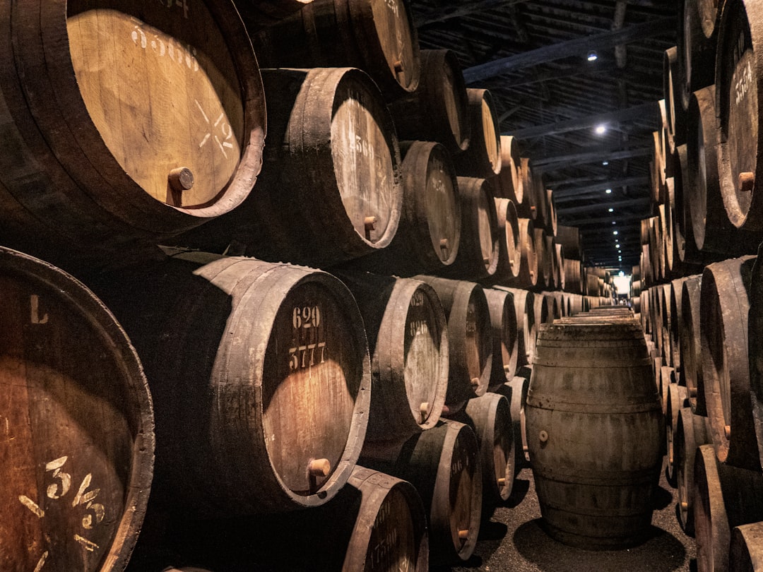 pile of barrels,