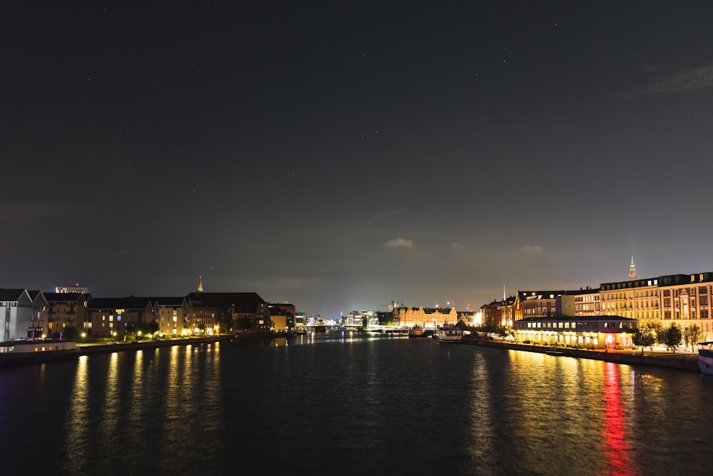 body of water and buildings