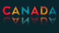 canada text overlay on black background