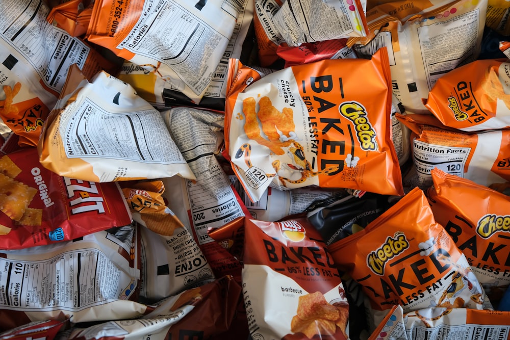 Cheetos Baked chip bag lot