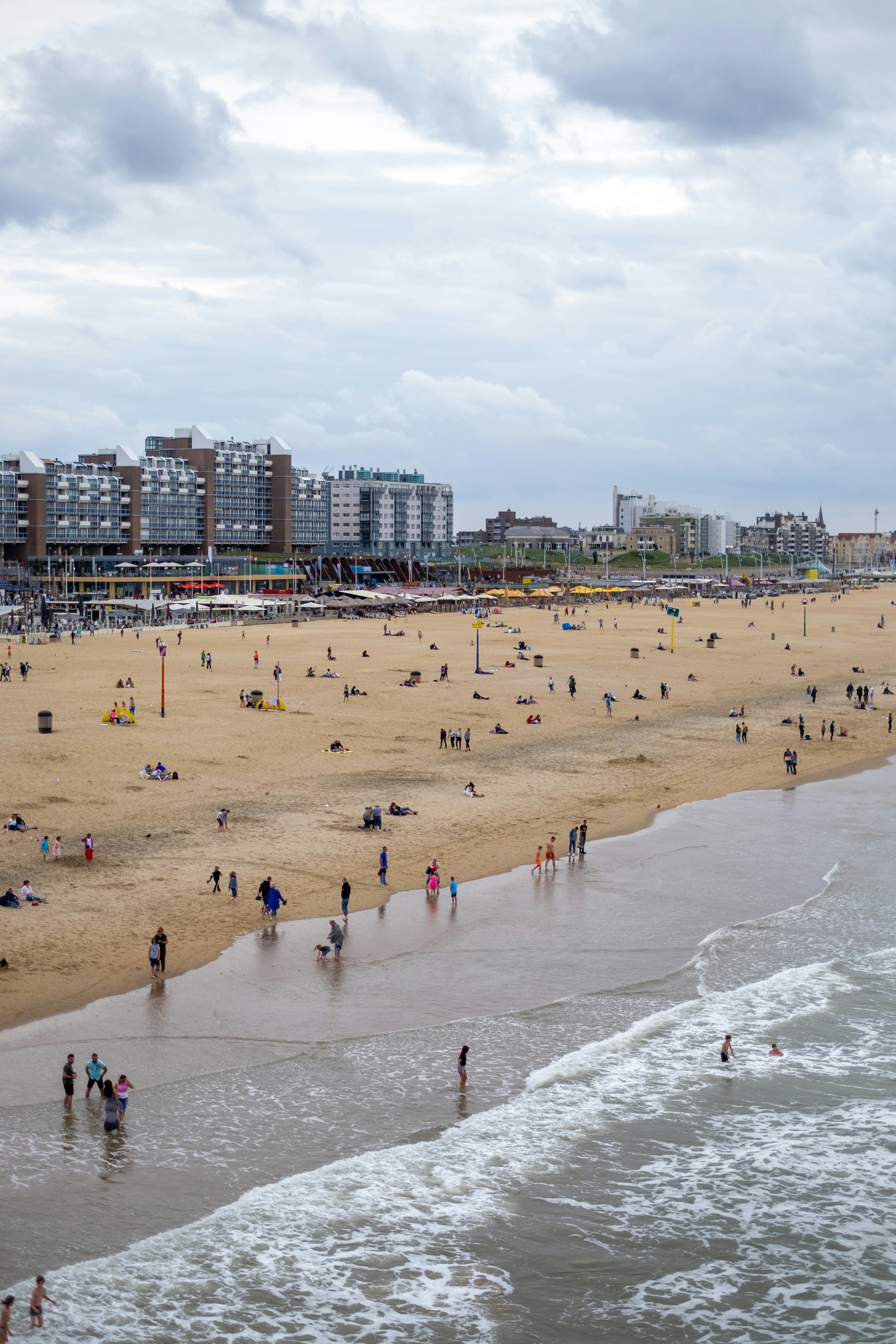 people on the seashore photography