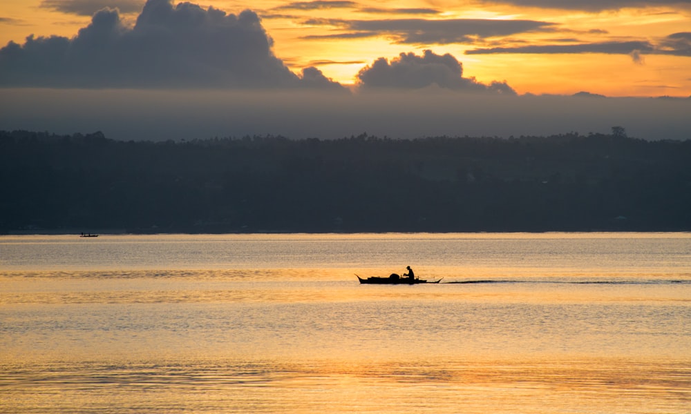 boat floating on water