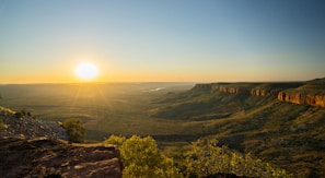 A breathtaking landscape showcasing vibrant colors at sunset.