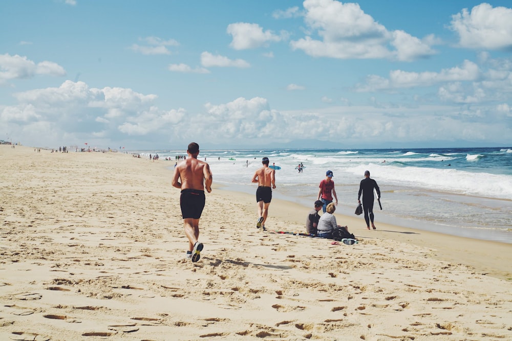 people on beach