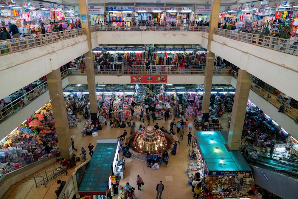 people in mall