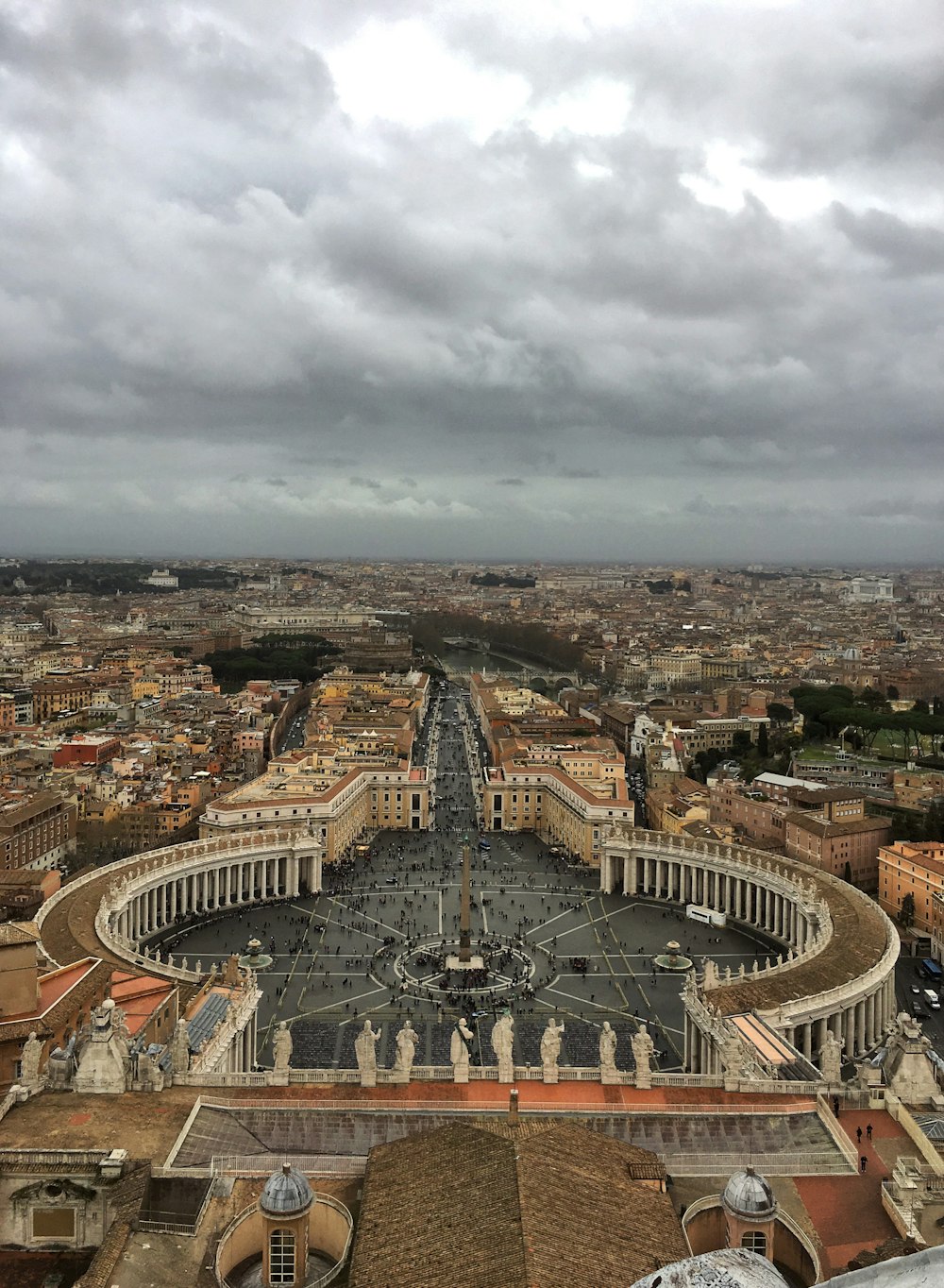 aerial photo of St. Peters Square