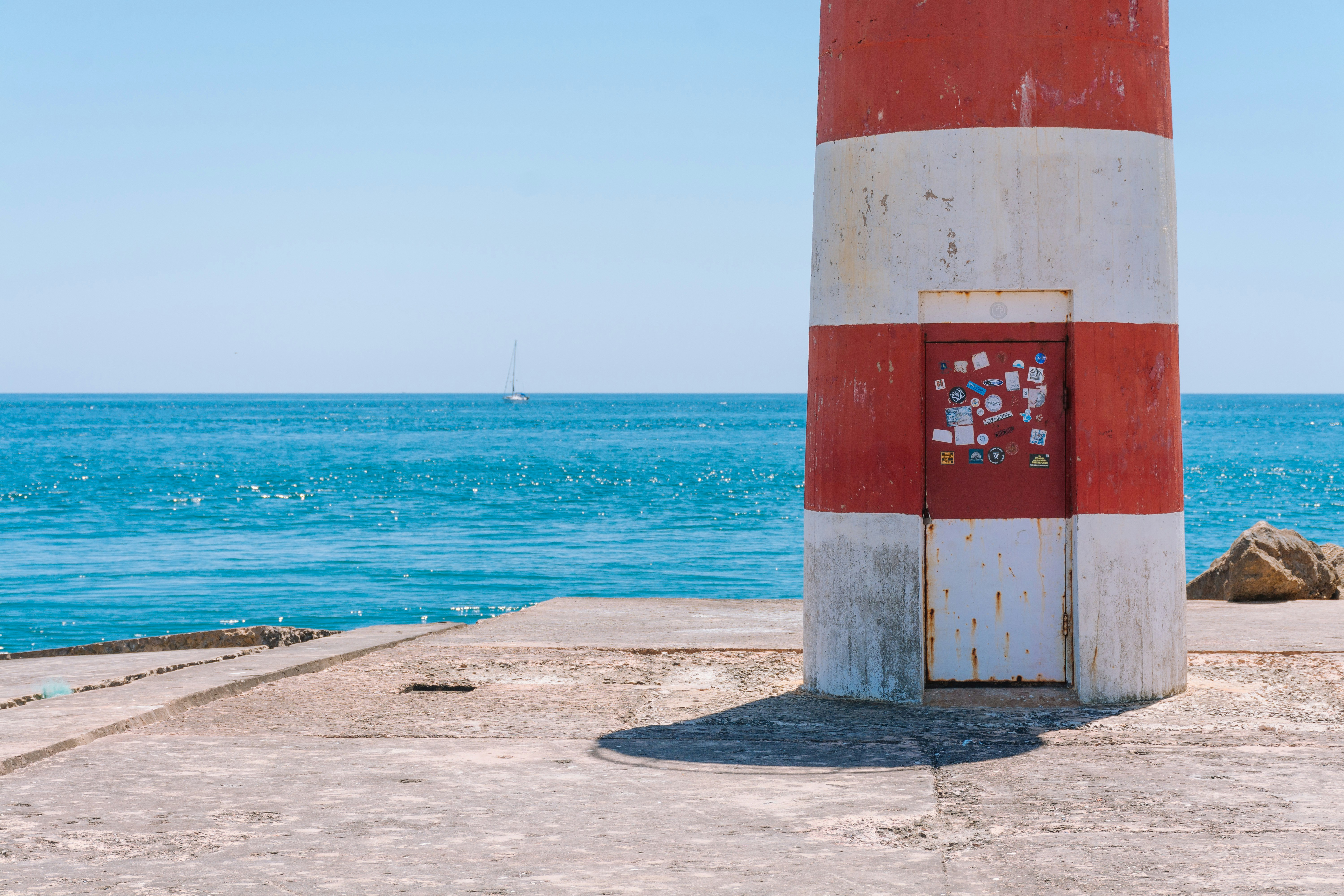 lighthouse near sea