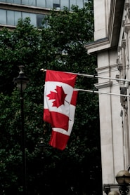 Canada flags