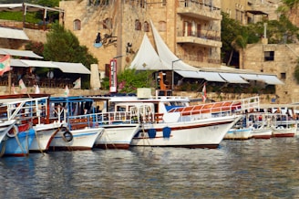 boat floating on dock