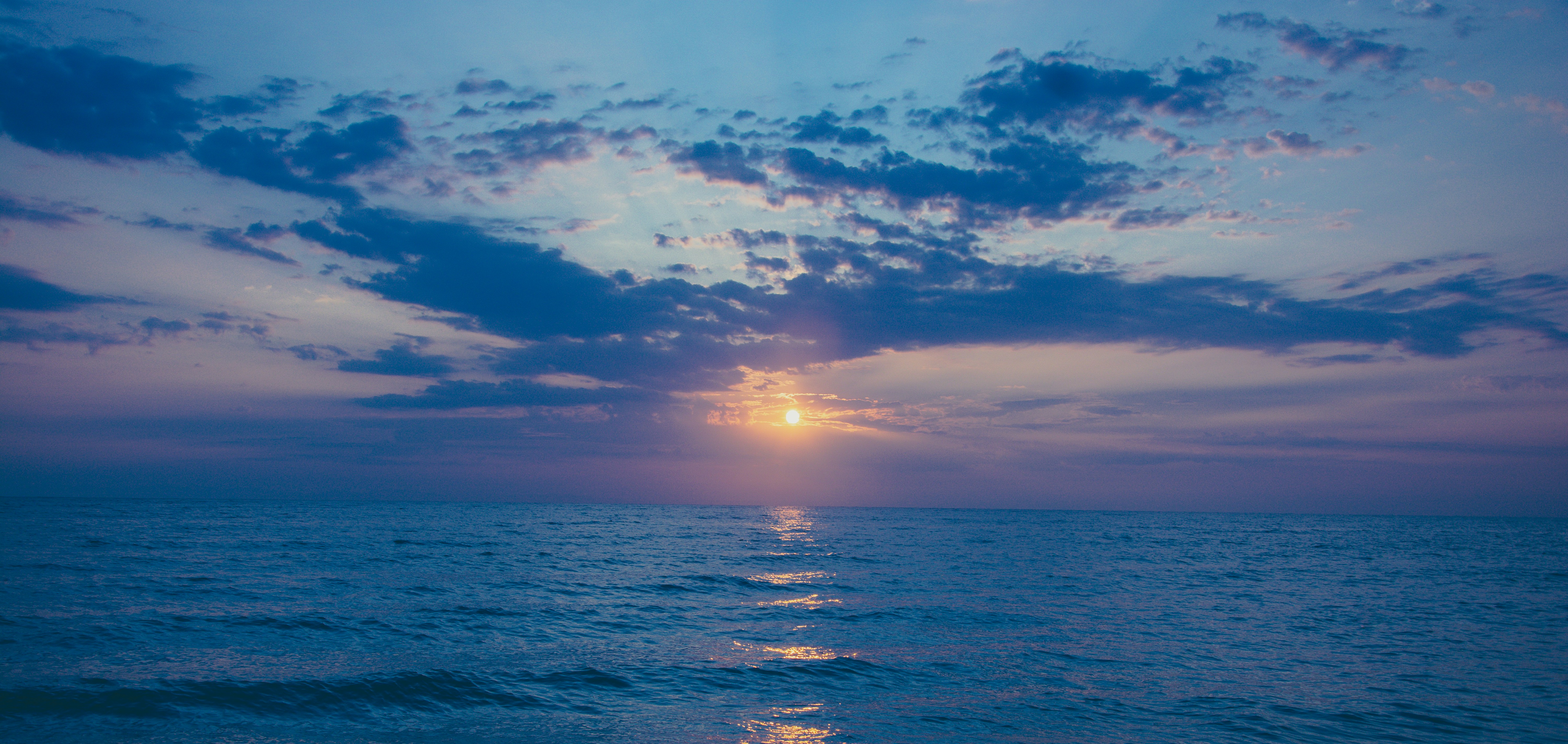 sea during golden hour