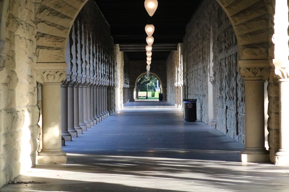 concrete hallway