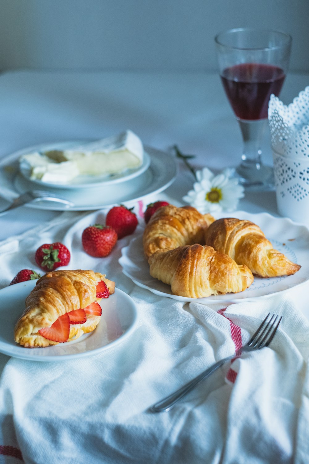 croissant on plate