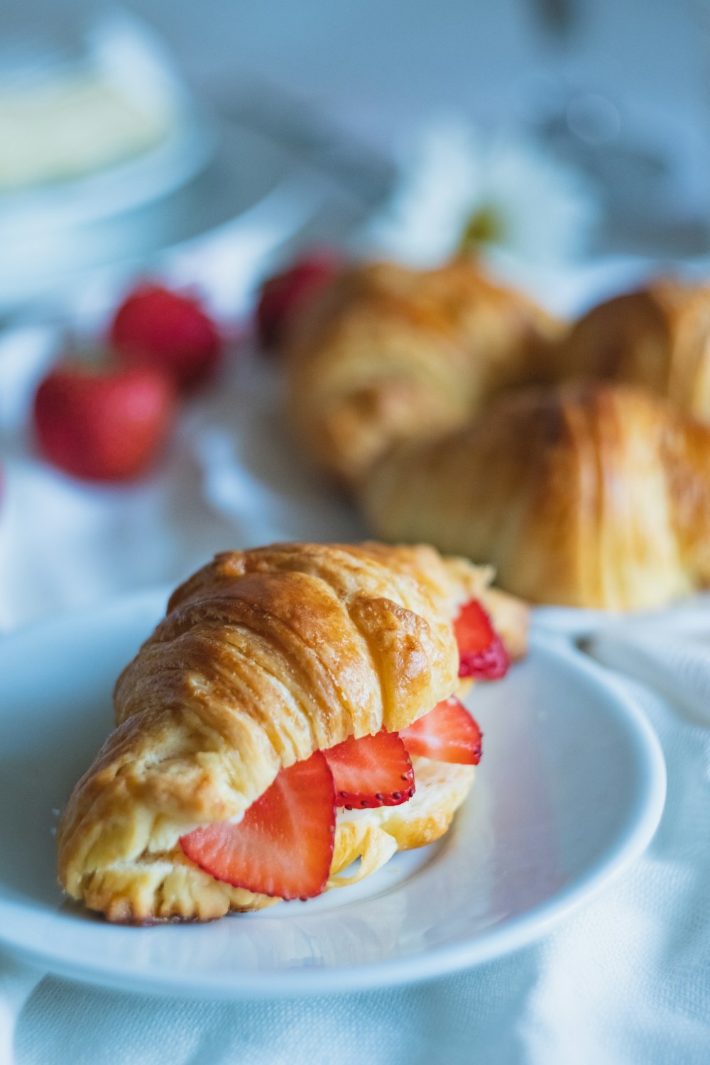 croissant on plate