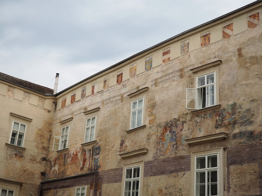 beige building with windows