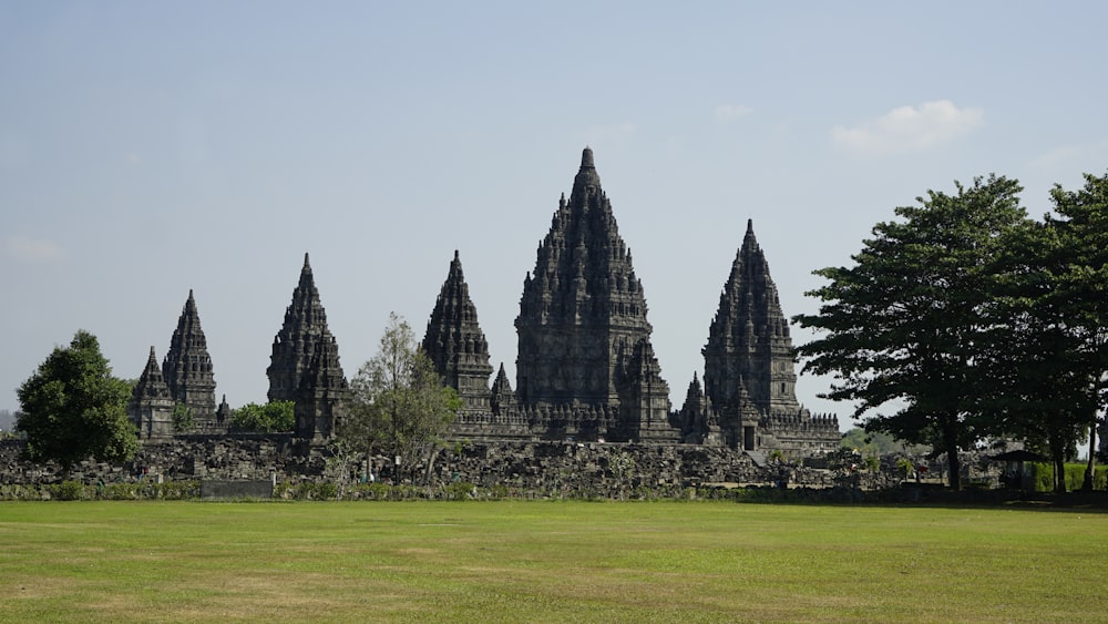 brown temple during daytime