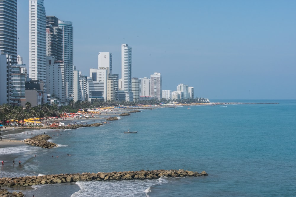 cityscape near sea