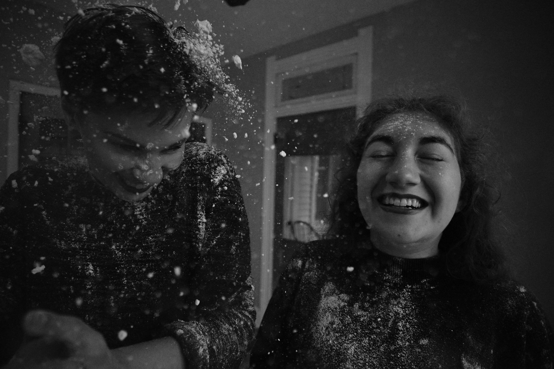 woman wearing yellow long-sleeved dress under white clouds and blue sky during daytime