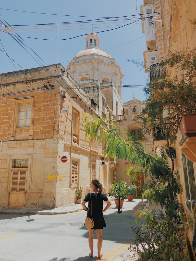 woman exploring malta