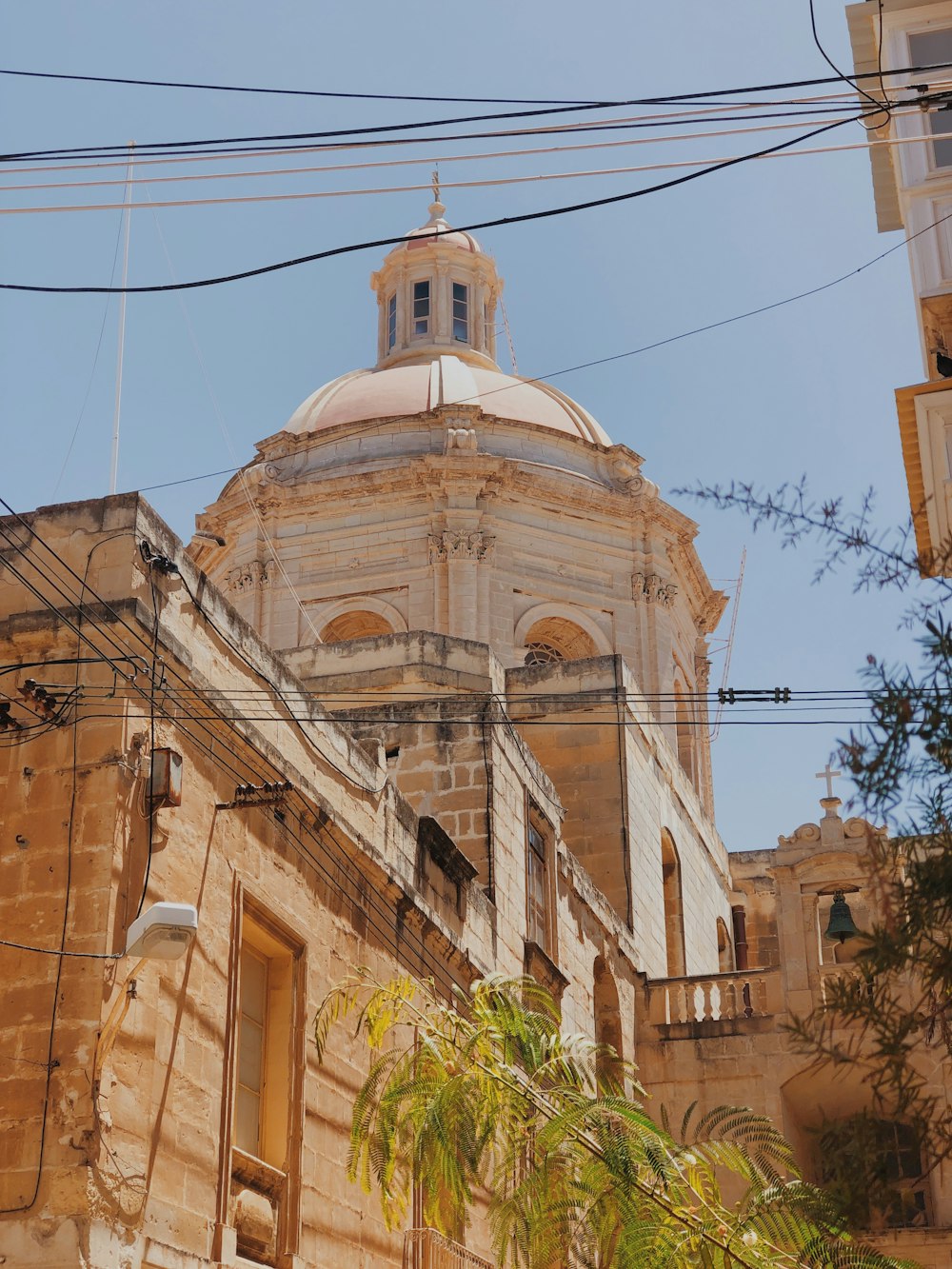 low angle photography of church under clear sky