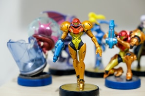 A vibrant display of popular game IP figurines, arranged to highlight their dynamic poses and crisp details.
