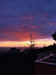 A vibrant sunset symbolizing peace and tranquility.