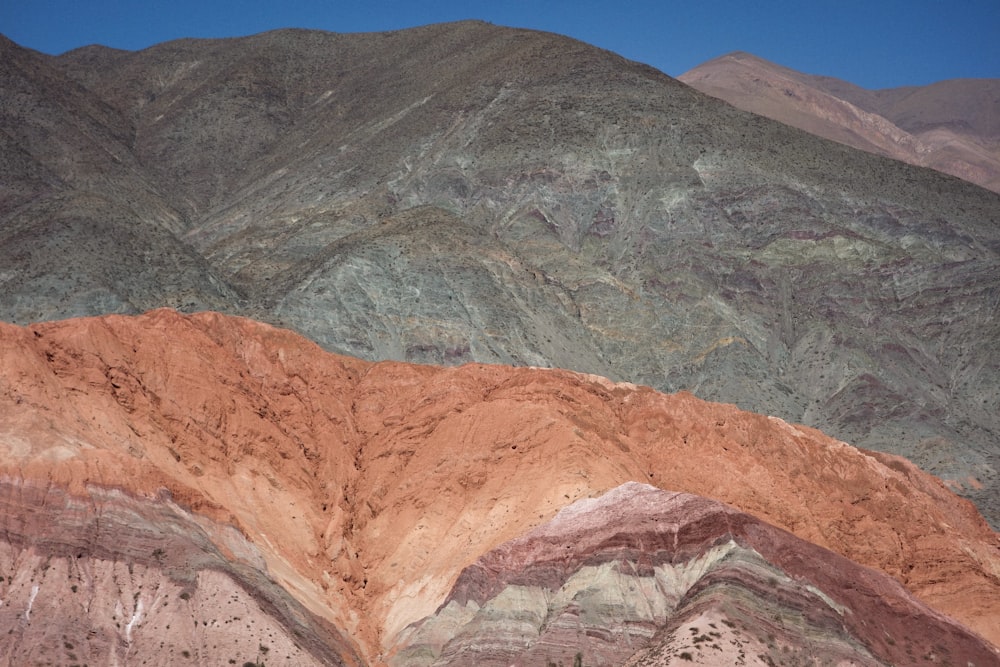 mountains under blue sky