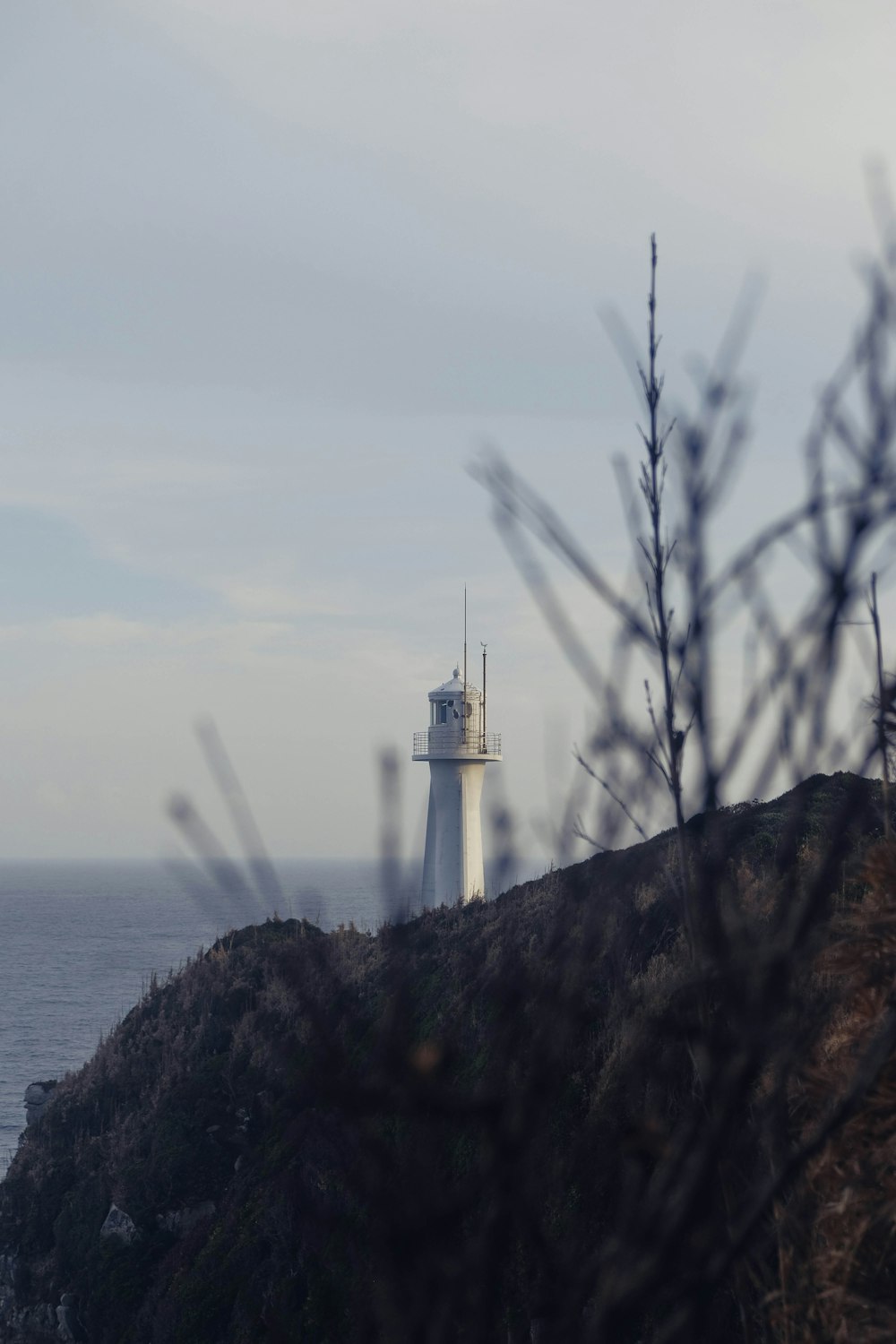 Foto de enfoque selectivo del faro