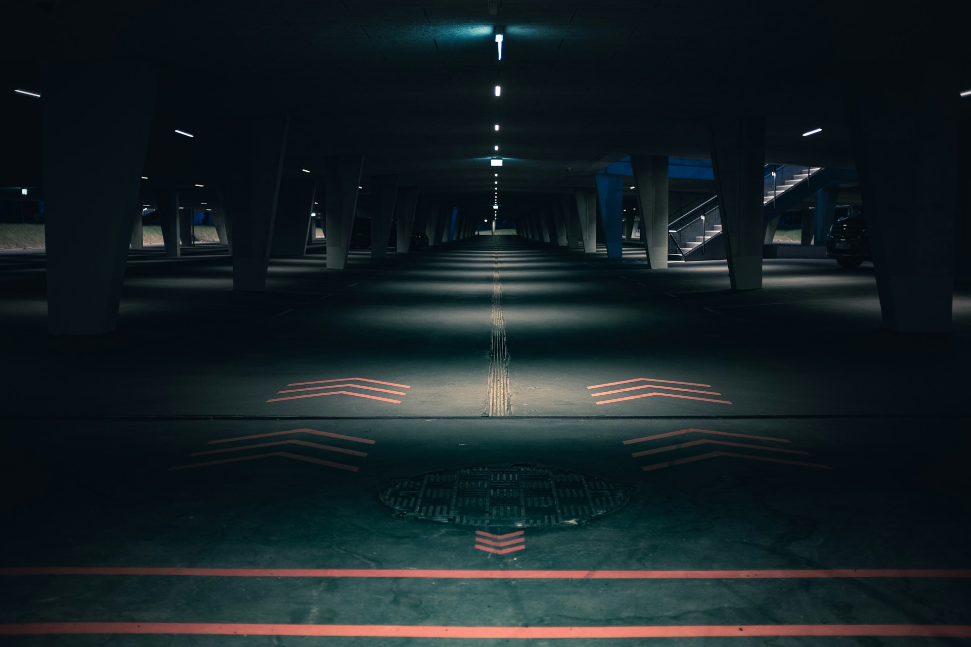 empty road at nighttime