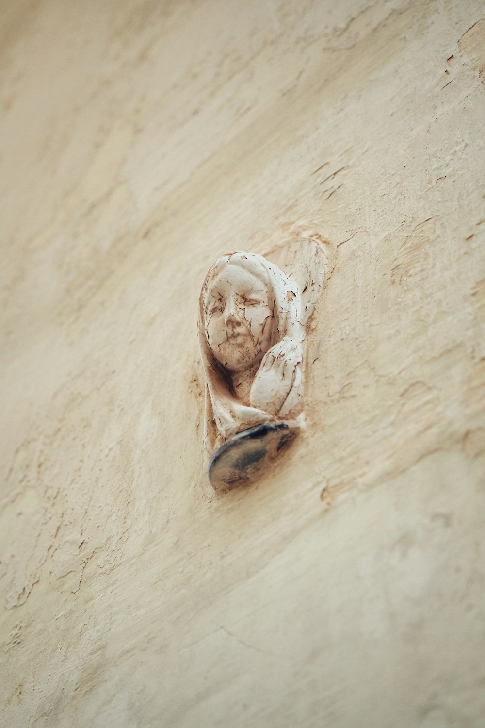 woman embossed wall decor
