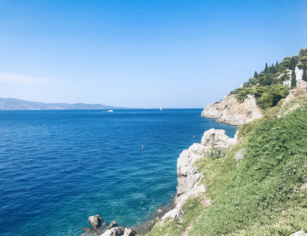 Paysage d’île verdoyant