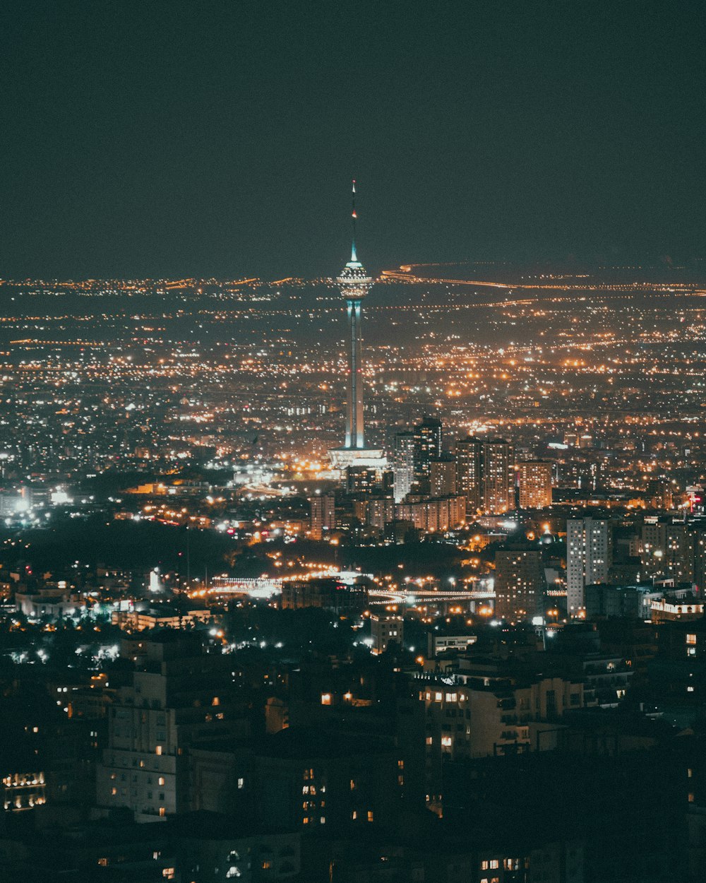 aerial-photography of CN tower