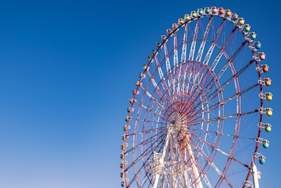 close-up photography of ferris wheel